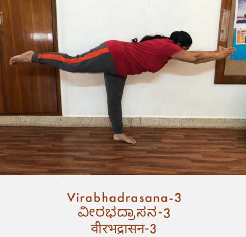 Virabhadrasana III(Warrior Pose)